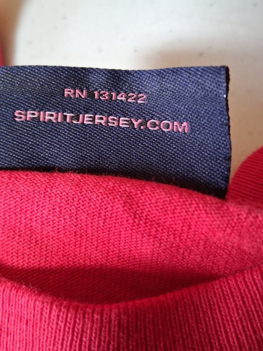 Spirit Jersey Shirt XL Red White Blue Tie Dye Stripe USA America Patriotic - Picture 7 of 16